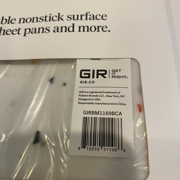 GIR Sprinkles Half Sheet Silicone Baking Mats (2) 12” x 17” NIB - Picture 4 of 4